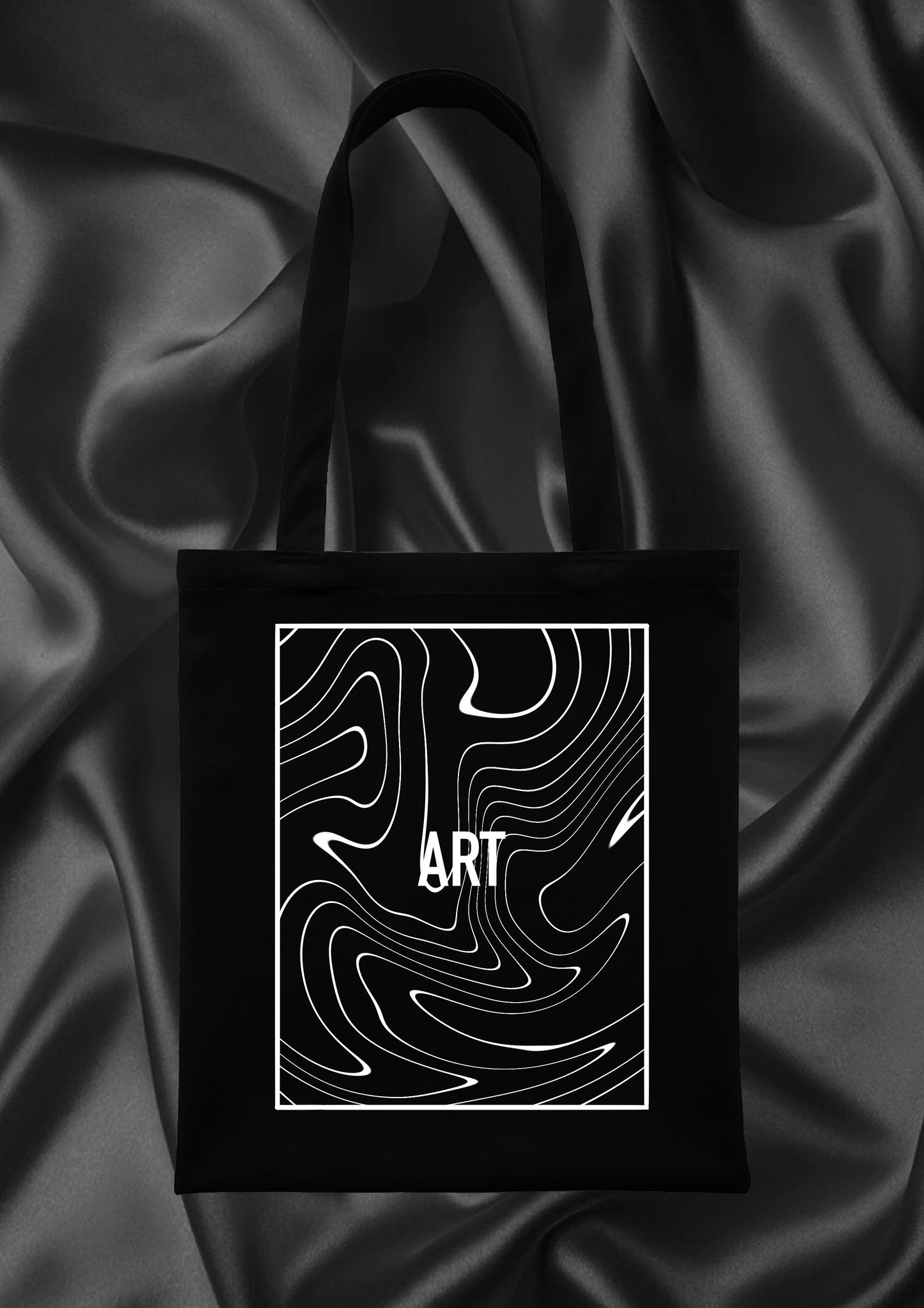Tote bag « art » blanc