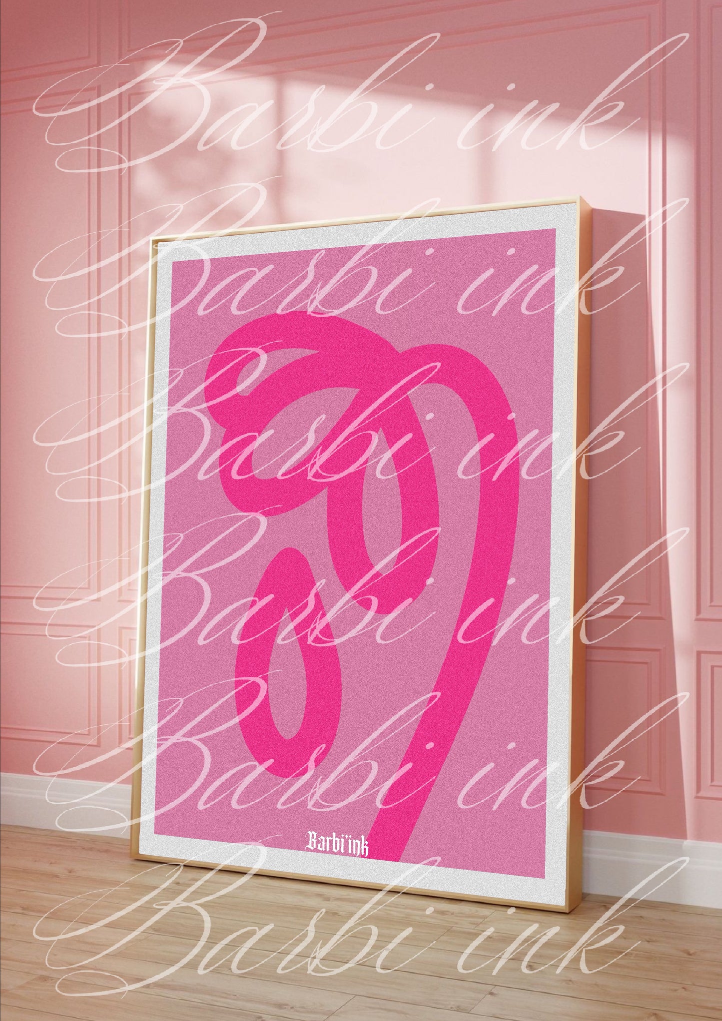 Affiche « fleur rose »