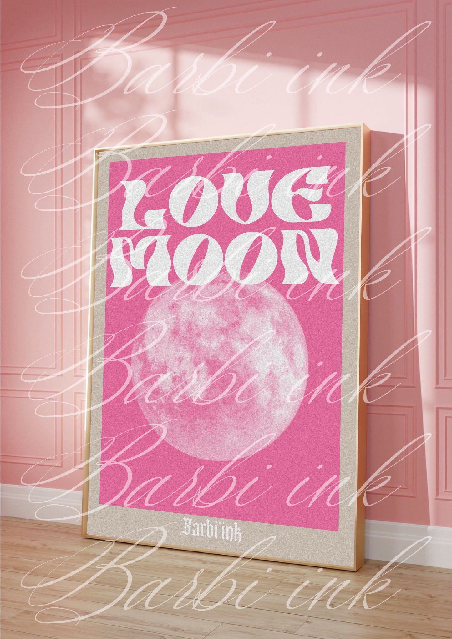 Affiche « love moon »