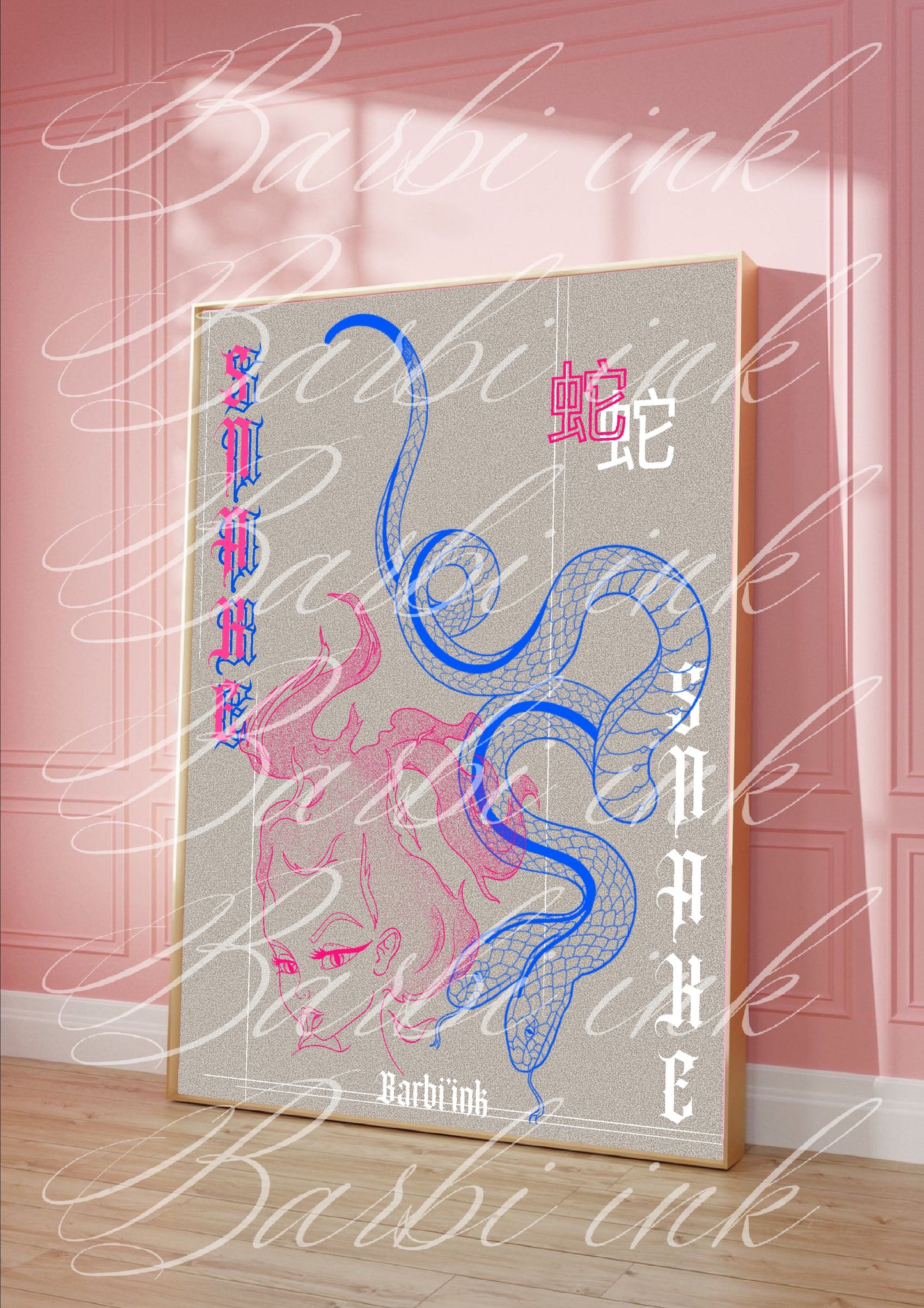 Affiche « snake »