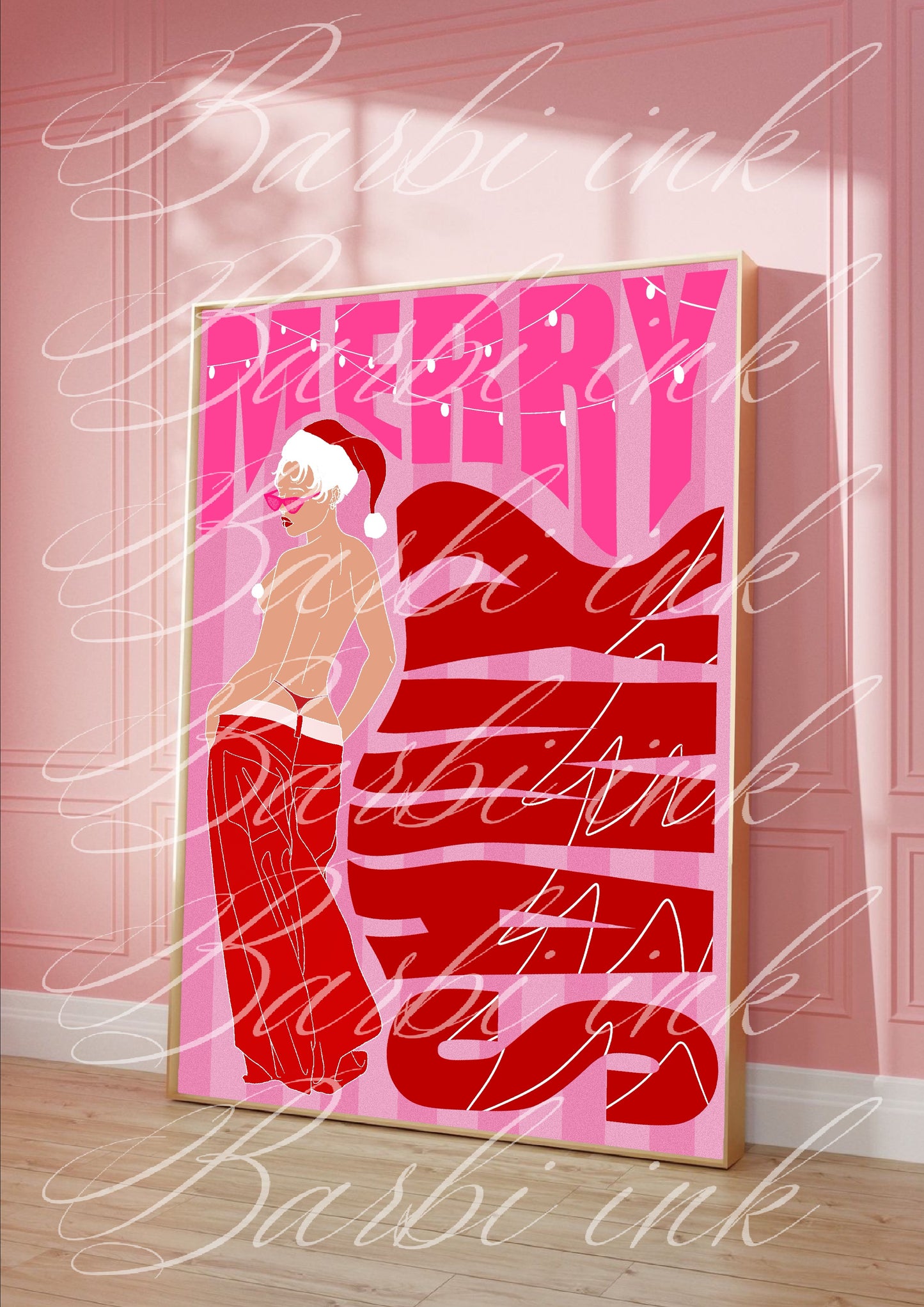 Affiche « merry xmas »