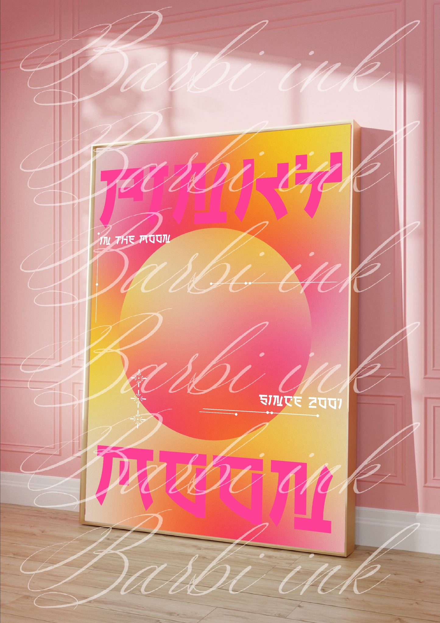 Affiche « pinky moon »