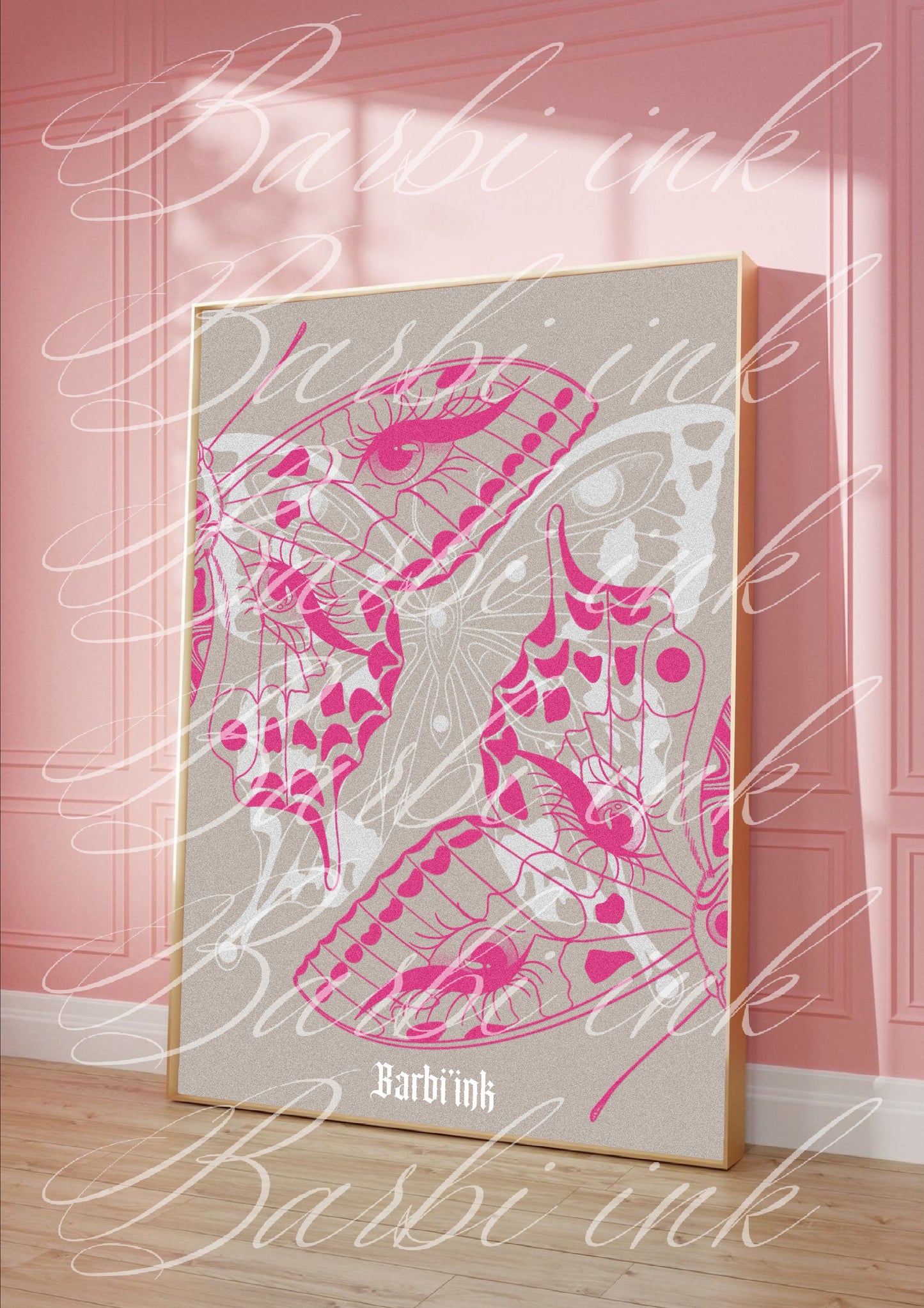 Affiche « Butterfly heart 2 »