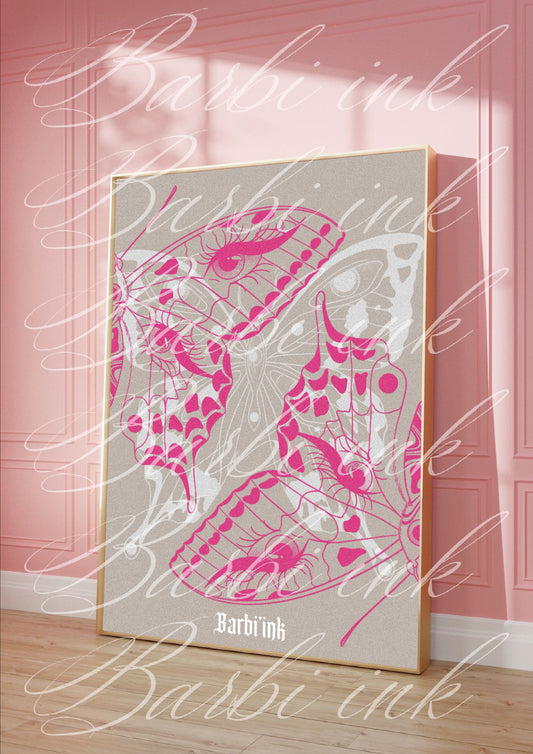 Affiche « Butterfly heart 2 »