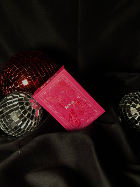 Jeux de 54 cartes rose