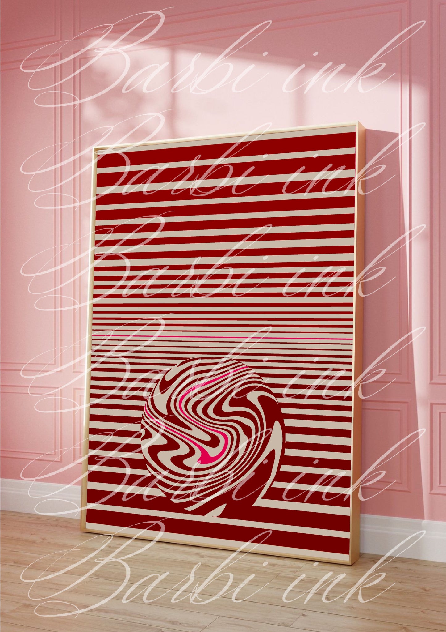 Affiche « sphère abstrait  »