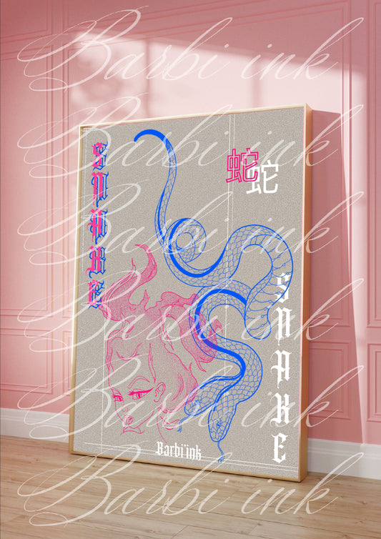 Affiche « snake »