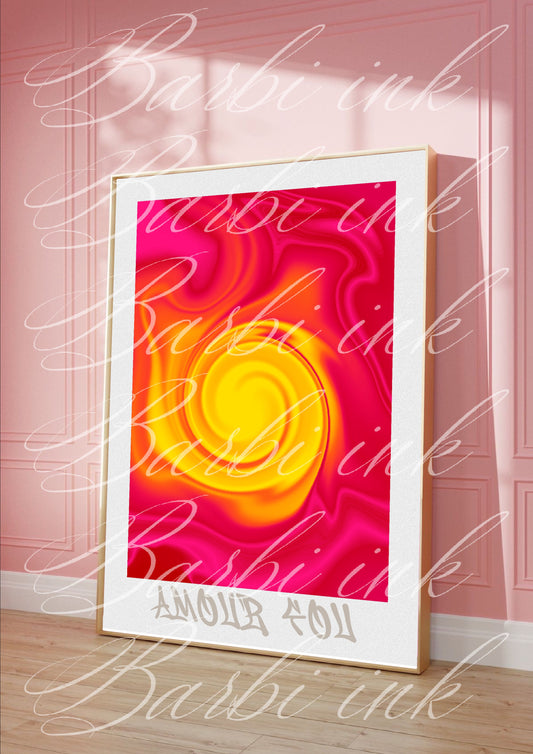 Affiche « amour fou »