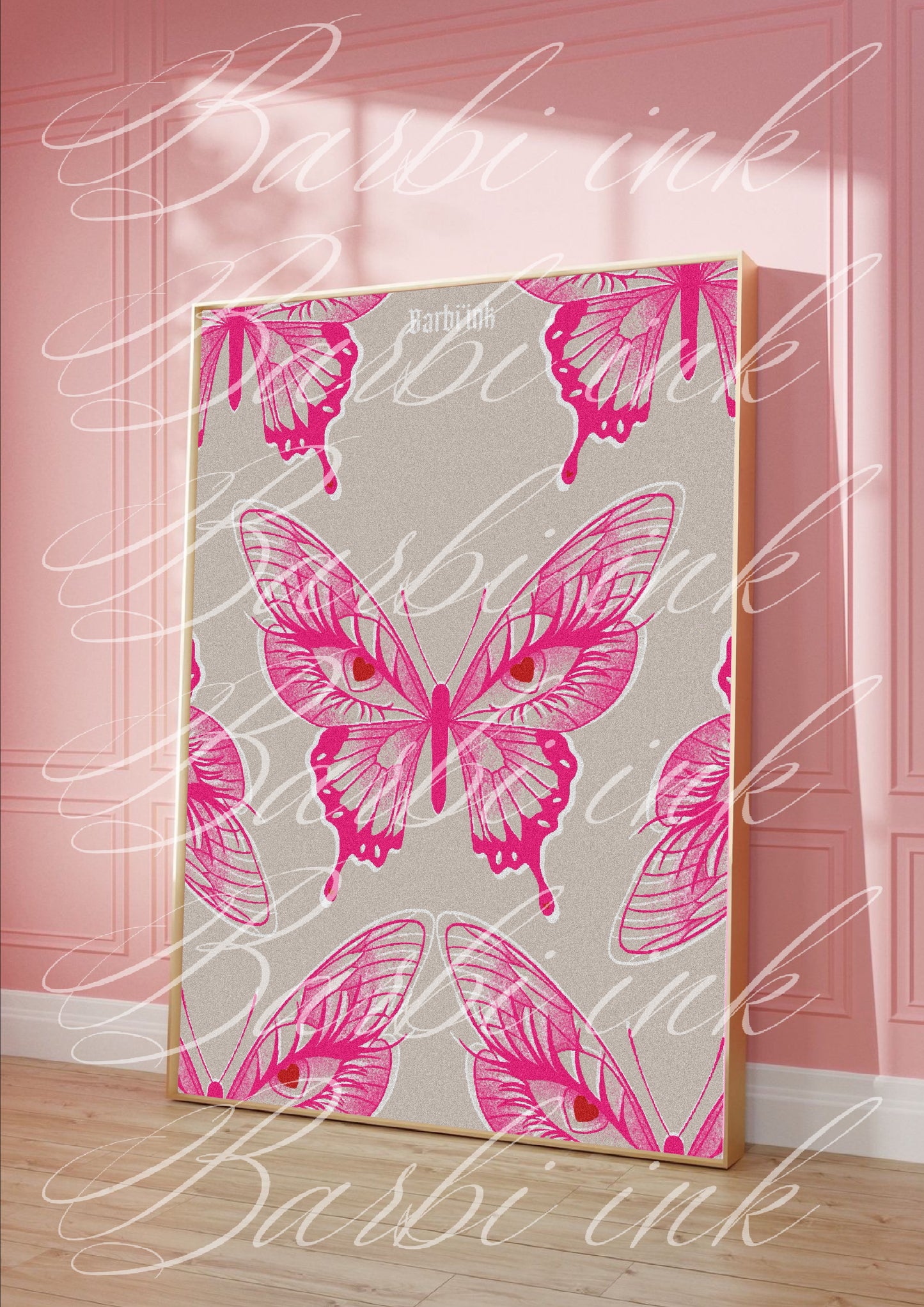 Affiche « Butterfly heart »