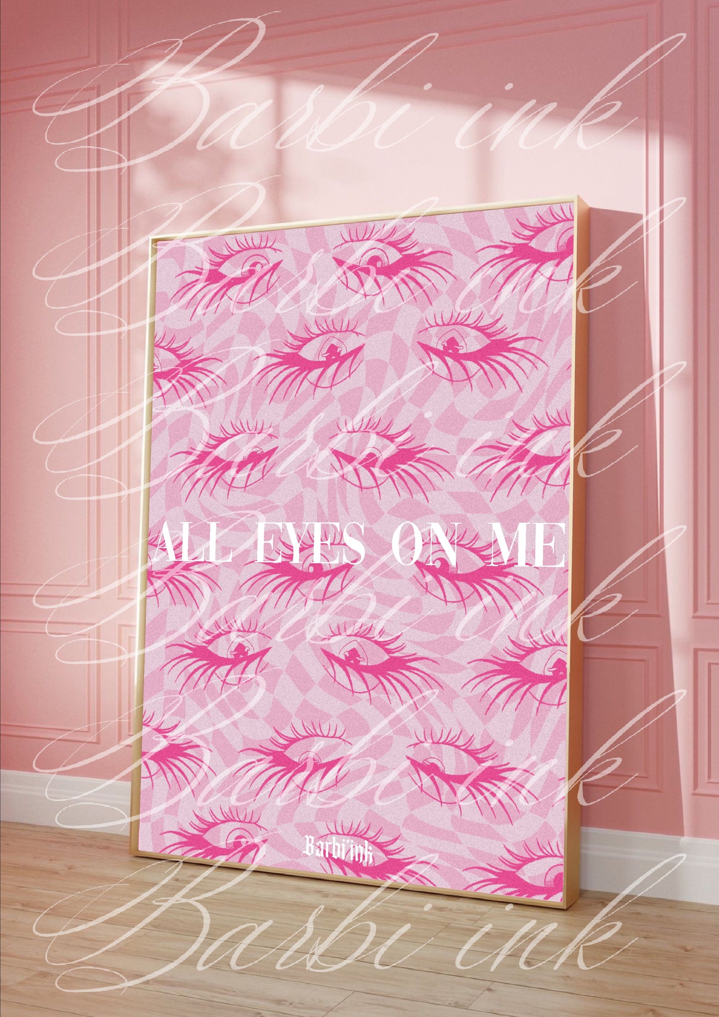Affiche « all eyes on me »