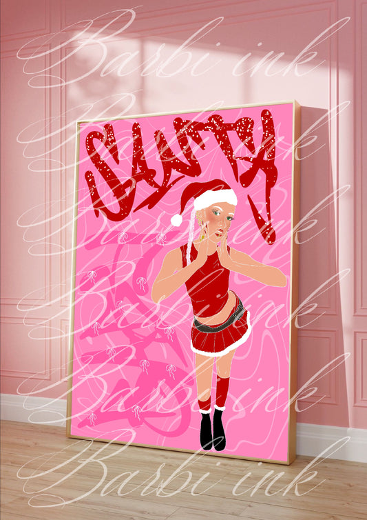 Affiche « Santa baby »