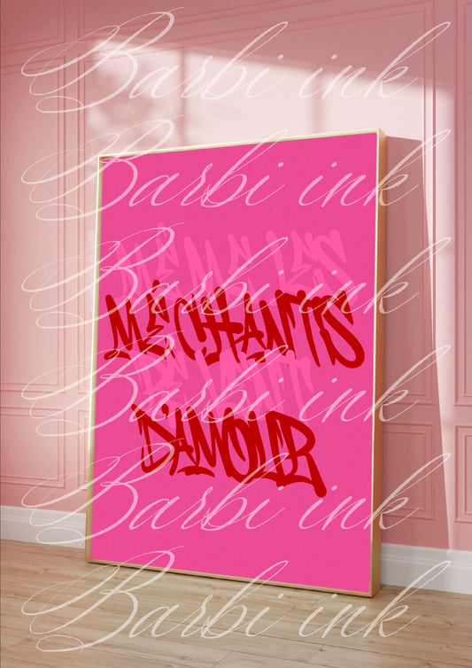 Affiche « même les méchants rêvent d’amour »