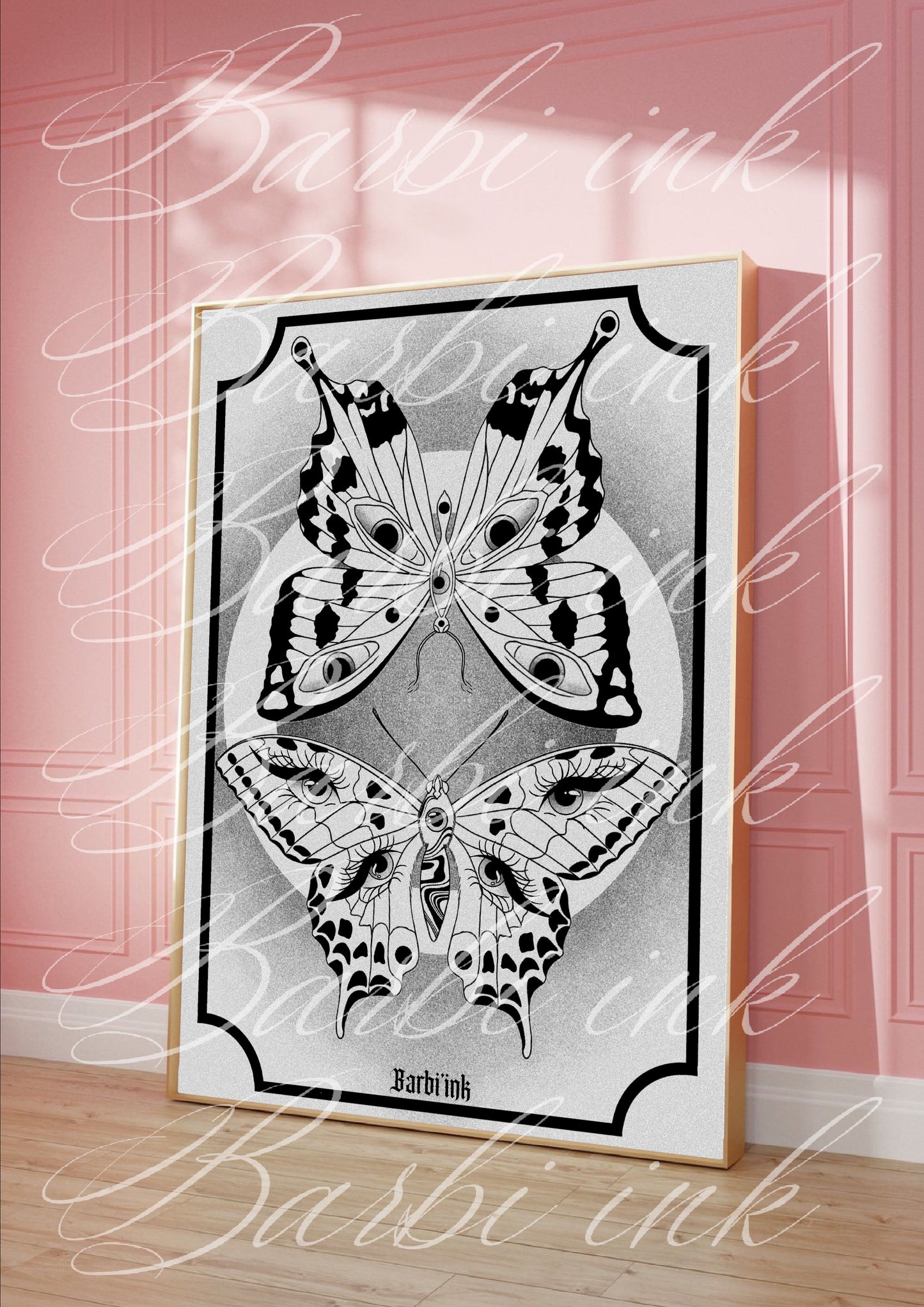 Affiche « butterfly eyes »