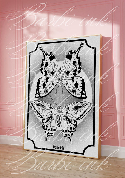 Affiche « butterfly eyes »