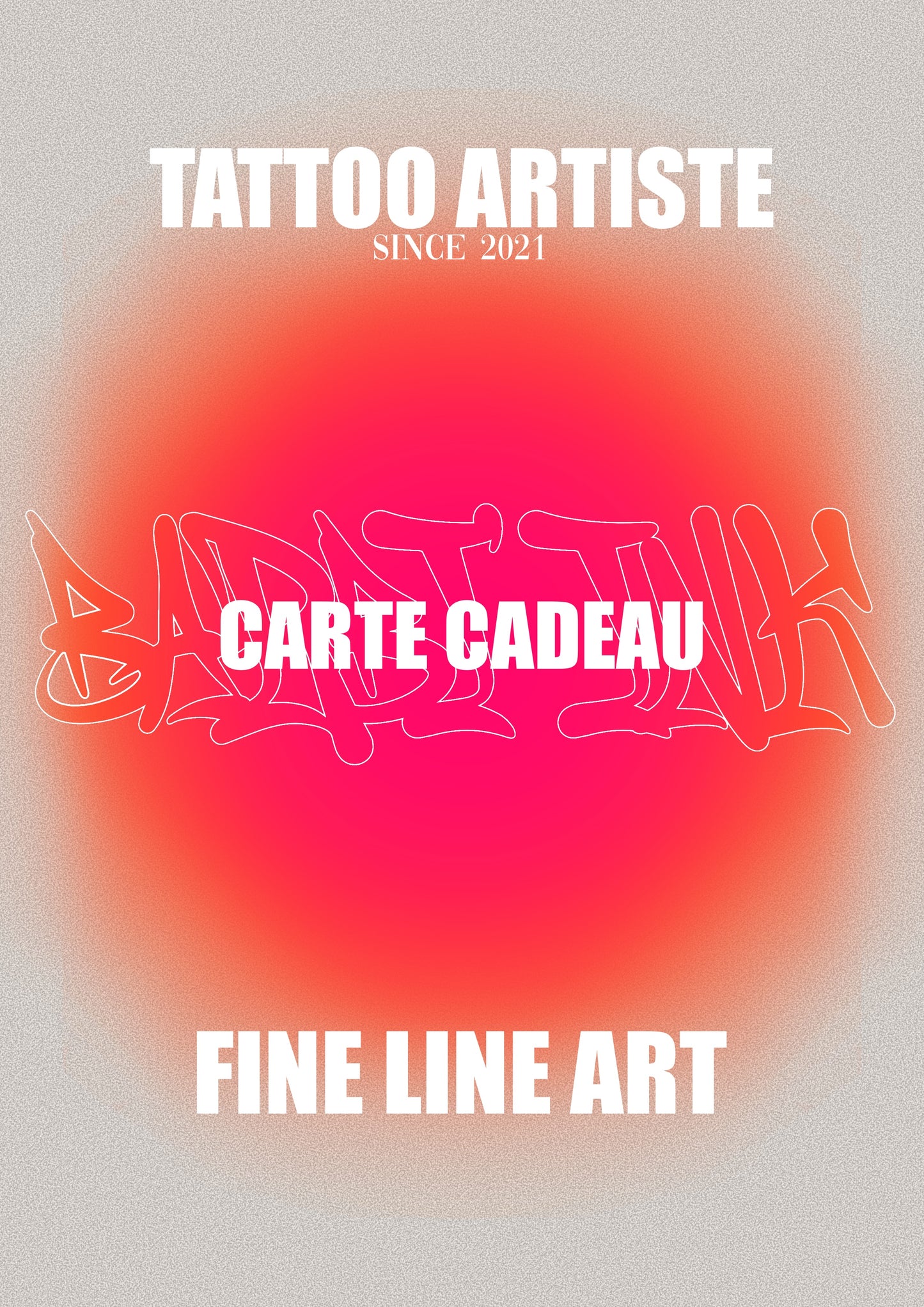 Carte cadeau tatouage