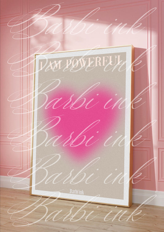 Affiche « powerful »