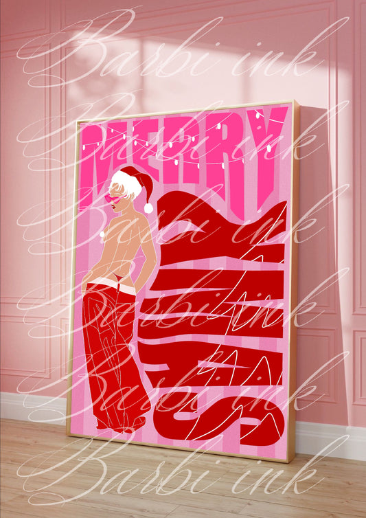 Affiche « merry xmas »