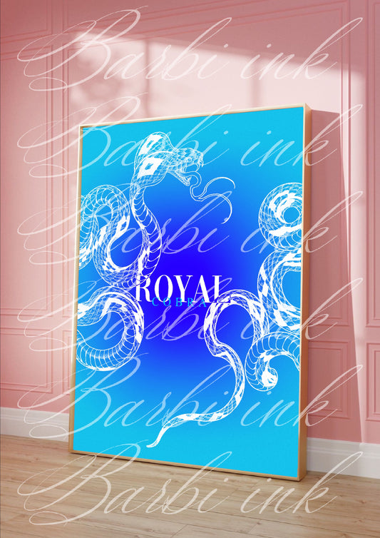 Affiche « cobra royal »