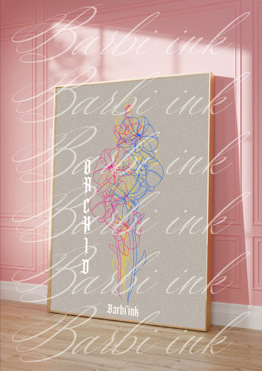 Affiche « orchid »