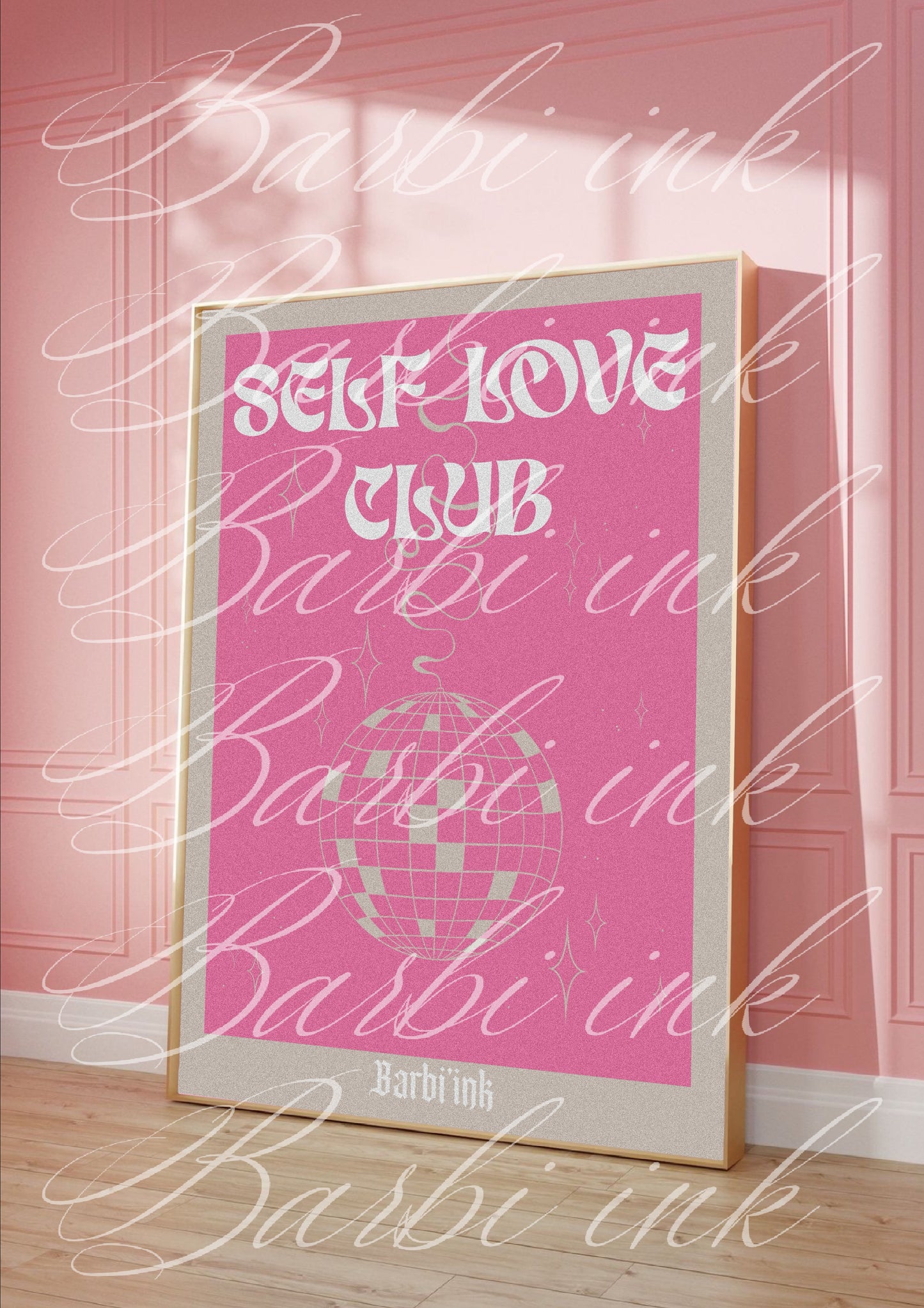 Affiche « self love club »
